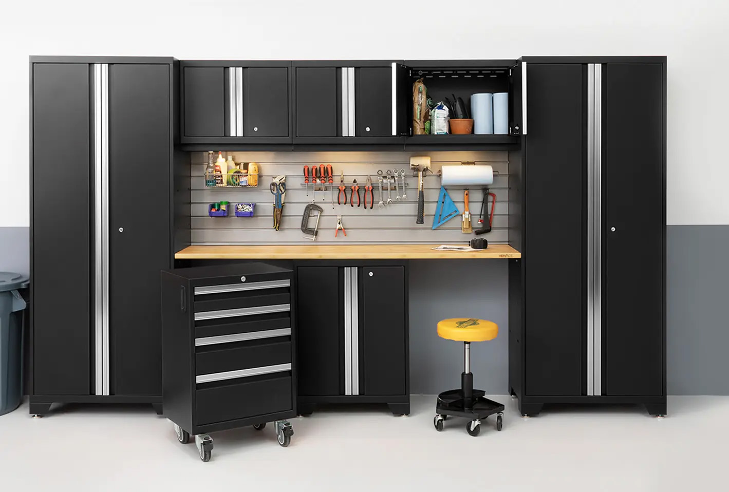 black NewAge bold series cabinets